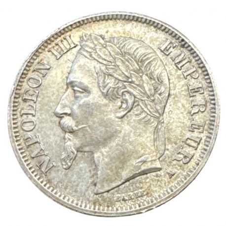Napoléon III - Tête laurée - 2 Francs 1868 A Paris - TTB+