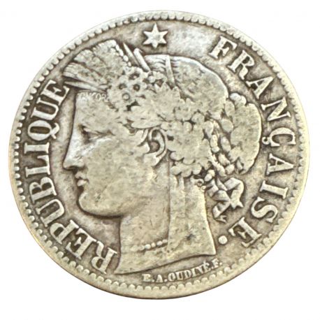 Cérès - 2 Francs - 1870 K Bordeaux - sans légende - ancre - TB