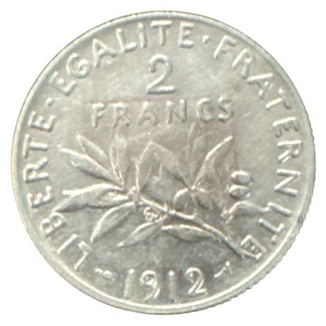 2 Francs Semeuse - 1912 - argent - TTB