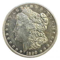 Etats-Unis - 1 Dollar Morgan - 1890 S San francisco - argent - TTB+