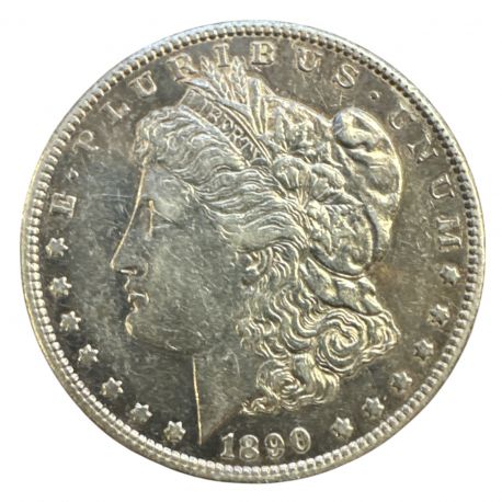 Etats-Unis - 1 Dollar Morgan - 1890 S San francisco - argent - TTB+