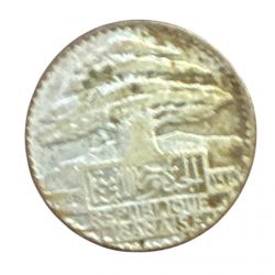 Liban - 10 Piastres 1929 - argent - TB