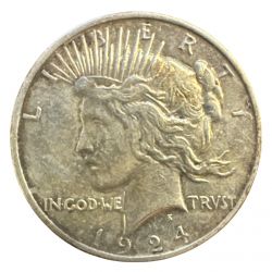Etats-Unis - 1 Dollar Peace 1924 - TTB