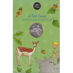 10 Euro 2016 - Le Petit Prince - N°5/24 - Visite les chateaux - le beau voyage du Petit prince - argent