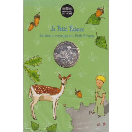 10 Euro 2016 - Le Petit Prince - N°5/24 - Visite les chateaux - le beau voyage du Petit prince - argent