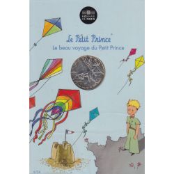 10 Euro 2016 - Le Petit Prince - N°6/24 - Fait du cerf volant - le beau voyage du Petit prince - argent