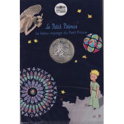 10 Euro 2016 - Le Petit Prince - N°7/24 - Visite Notre-dame - le beau voyage du Petit prince - argent