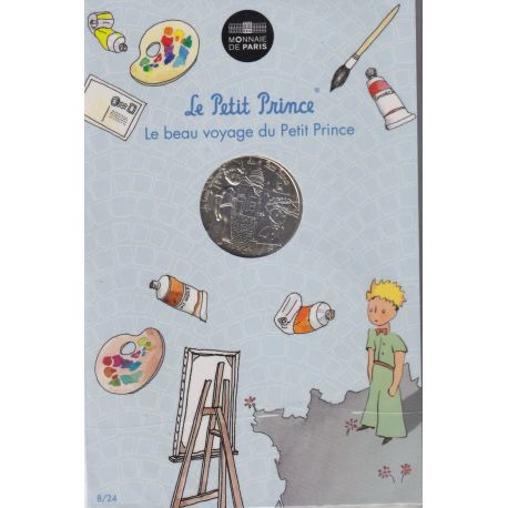 10 Euro 2016 - Le Petit Prince - N°8/24 - Les peintres - le beau voyage du Petit prince - argent