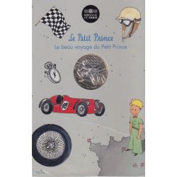 10 Euro 2016 - Le Petit Prince - N°15/24 - course de voitures - le beau voyage du Petit prince - argent