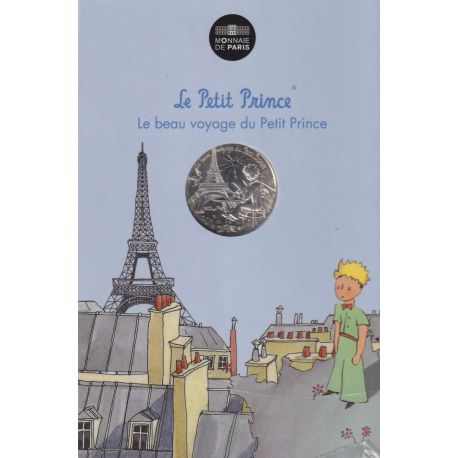 10 Euro 2016 - Le Petit Prince - N°17/24 - en terrasse à Paris - le beau voyage du Petit prince - argent