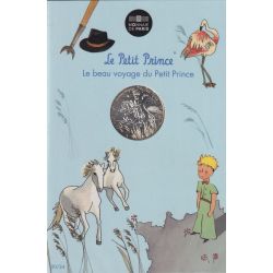 10 Euro 2016 - Le Petit Prince - N°20/24 - ballade en cheval - le beau voyage du Petit prince - argent