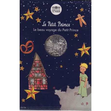 10 Euro 2016 - Le Petit Prince - N°23/24 - marché de noel - le beau voyage du Petit prince - argent