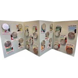 Collection complète - 20 x 10 Euro 2018 - Mickey et la France - argent