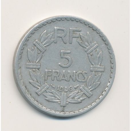 5 Francs Lavrillier - 1946 B