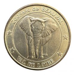 Dept41 - Zoo de Beauval - Éléphants - Médailles et Patrimoine