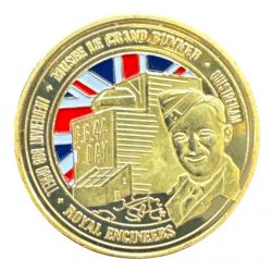 Dept14 - Médaille - Musée le grand bunker - Ouistreham - Royal engineering - sword beach