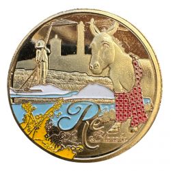 Dept17 - Ile de Ré - Ré la blanche et une en culotte - Souvenirs et patrimoine - 34mm