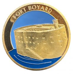 Dept17 - Fort boyard et tigre - Souvenirs et patrimoine - 34mm
