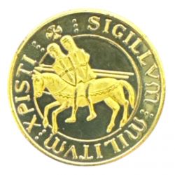 Medaille - Cavalier - croix - en couleur