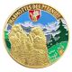 Médaille - Pyrénées - marmottes - 34mm