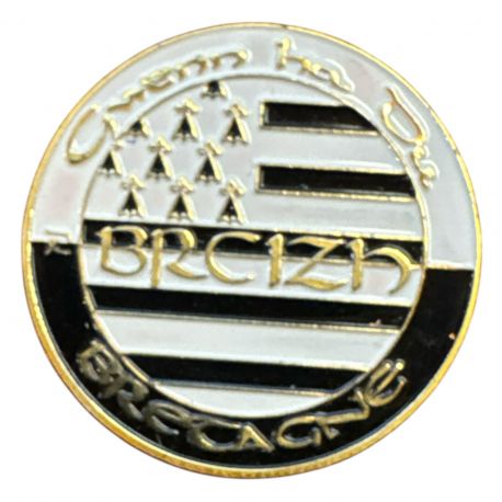 Medaille - Breizh Bretagne - Triskell - en couleur