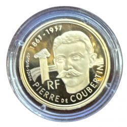 500 Francs 1992 Albertville - 1991 - Or 17g - Belle épreuve - FDC