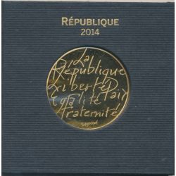 500 Euro Or - 2014 - République