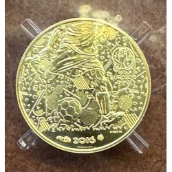 100 Euro Or - Euro Football UEFA - 2016  - 1,8g 0,999