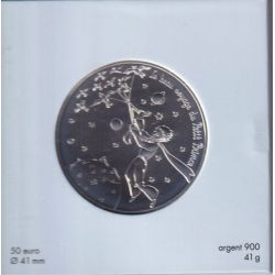50 Euro 2016 - Le Petit Prince s'envole - le beau voyage du petit prince - argent
