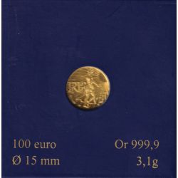 100 Euro Or - Semeuse - 2010 - Or 3,1g 0,999