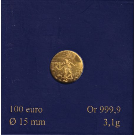 100 Euro Or - Semeuse - 2010 - Or 3,1g 0,999