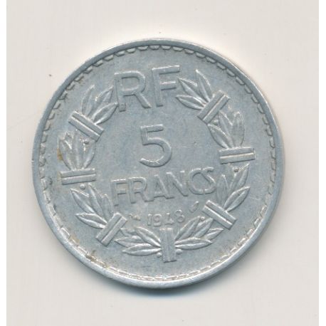 5 Francs Lavrillier - 1948 - 9 fermé