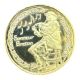 Medaille - Bigoudène bretonne et sonneur Breton - en couleur