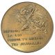 Médaille - Droits de l'homme et du citoyen - Graveur Corbin Raymond - bronze 89mm - 1979 - SUP