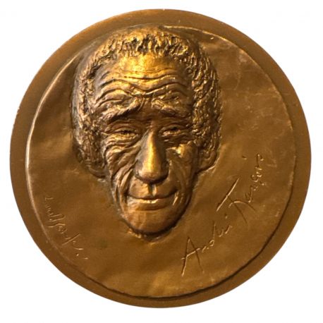 Médaille - André François - sculpteur - 1980 - cuivre 75mm - N°45/100 ex - SUP