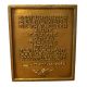 Plaquette - Jean Jaures - 1980 - bronze - georges crouzat - TTB+