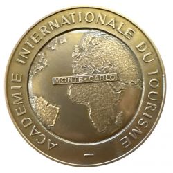 Médaille - Académie Internationale de tourisme Monte-Carlo - 1951 - bronze 51mm - SPL