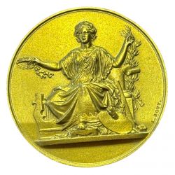 Médaille - Salon national Saintes 1974 - bronze 51mm - SUP