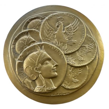 Médaille - 150e anniversaire Assurances générales de France - bronze 68mm - SUP