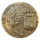 Médaille - Inauguration du front de mer de Bastia - 1983 - bronze argenté - TTB