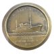Médaille - Paquebot Général Leclerc 1950 - Compagnie maritime des chargeurs réunis - bronze 58mm - SUP