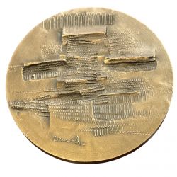 Médaille - Caisse centrale de coopération économique - 1976 - Demarchi - bronze 81mm - TTB+