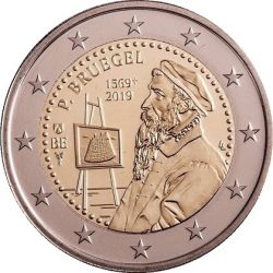 2 Euro Belgique 2019 - Pieter Bruegel - sans coincard