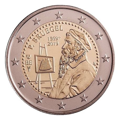 2 Euro Belgique 2019 - Pieter Bruegel - sans coincard