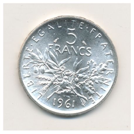 5 Francs Semeuse - 1961