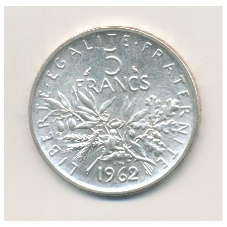 5 Francs Semeuse - 1962