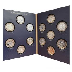 Livret 13 Médailles - Trésors de nos régions - 2e partie - argent 20g 0,999 - 7.500 ex - Belle épreuve