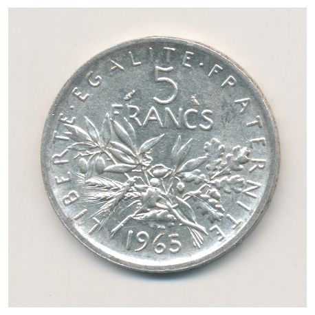 5 Francs Semeuse - 1965