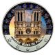 2 Euro couleur - Notre-dame de Paris N°4 - vitraux