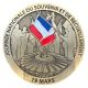 Médaille - 55e anniversaire du cessez le feu de la guerre d'Algérie - 19 mars 2017 - 80mm - bronze